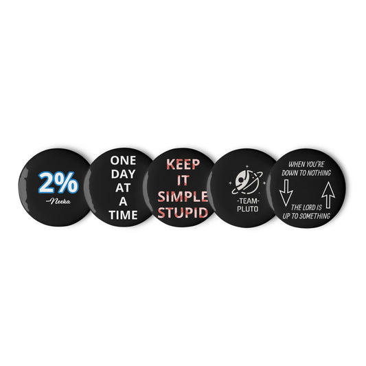 Set of pin buttons- Neeka